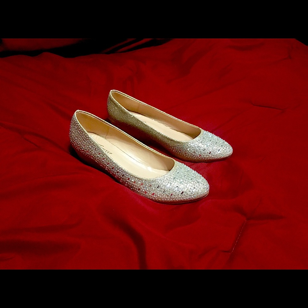 Beautiful sequins shoes